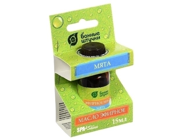 Эфирное масло Мята 15 мл Банные штучки 30022